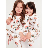 Gender-Neutral Graphic Snug-Fit Pajama Set for Kids