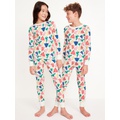 Gender-Neutral Graphic Snug-Fit Pajama Set for Kids