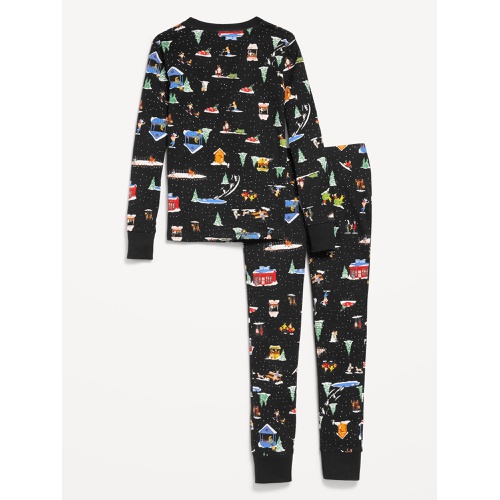 올드네이비 Gender-Neutral Graphic Snug-Fit Pajama Set for Kids