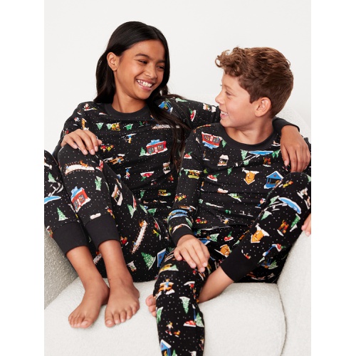 올드네이비 Gender-Neutral Graphic Snug-Fit Pajama Set for Kids