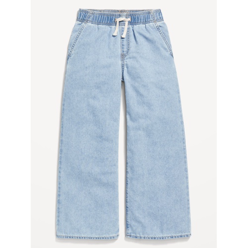 올드네이비 High-Waisted Baggy Wide-Leg Pull-On Jeans for Girls