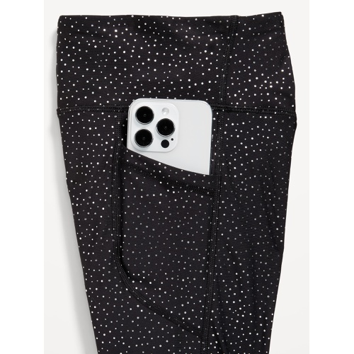 올드네이비 High-Waisted PowerSoft Side-Pocket Leggings for Girls