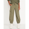 High-Waisted Loose Cargo Performance Pants for Girls