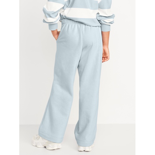 올드네이비 High-Waisted Straight-Leg Fleece Pants for Girls