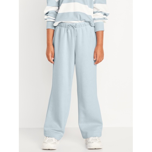 올드네이비 High-Waisted Straight-Leg Fleece Pants for Girls