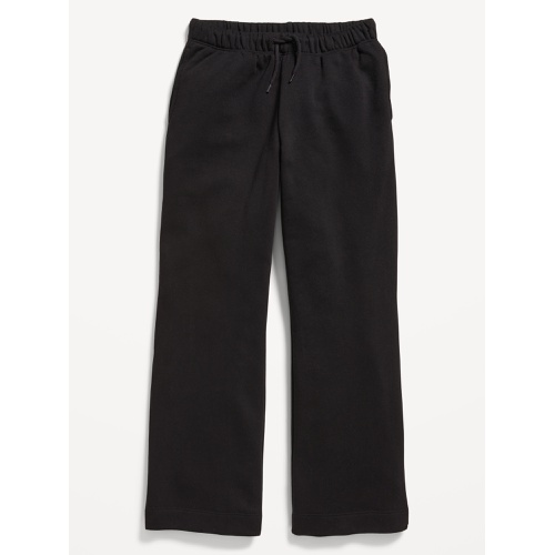 올드네이비 High-Waisted Straight-Leg Fleece Pants for Girls