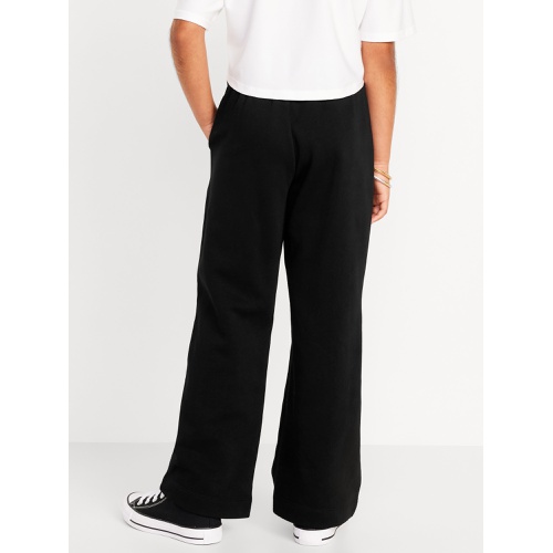 올드네이비 High-Waisted Straight-Leg Fleece Pants for Girls