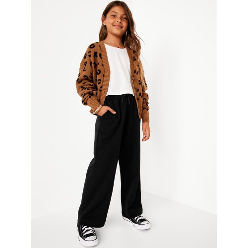 올드네이비 High-Waisted Straight-Leg Fleece Pants for Girls