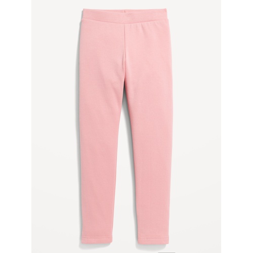 올드네이비 High-Waisted Full-Length Fleece Leggings for Girls Hot Deal