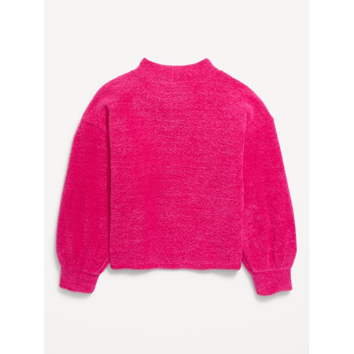 올드네이비 Cozy Mock-Neck Chenille Sweater for Girls