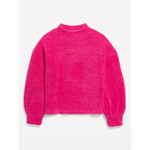 올드네이비 Cozy Mock-Neck Chenille Sweater for Girls