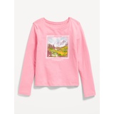 Long-Sleeve Graphic T-Shirt for Girls Hot Deal