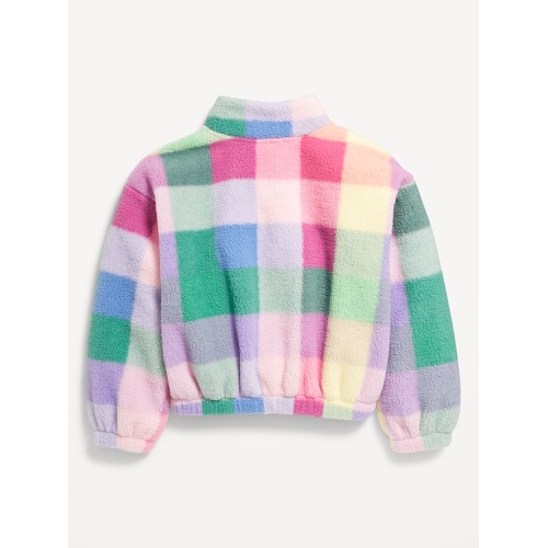 올드네이비 Printed Mock-Neck Sherpa Full-Zip Jacket for Girls Hot Deal