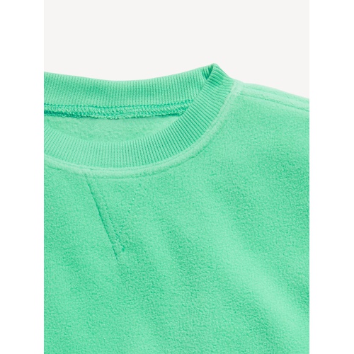 올드네이비 Long-Sleeve Microfleece Crew-Neck Sweatshirt for Girls Hot Deal