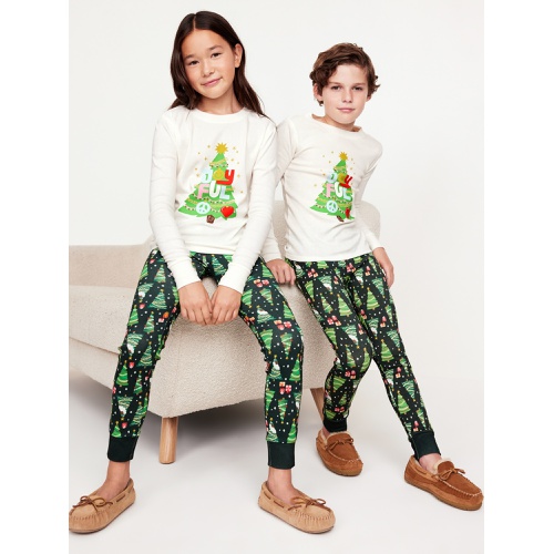 올드네이비 Gender-Neutral Graphic Snug-Fit Pajama Set for Kids