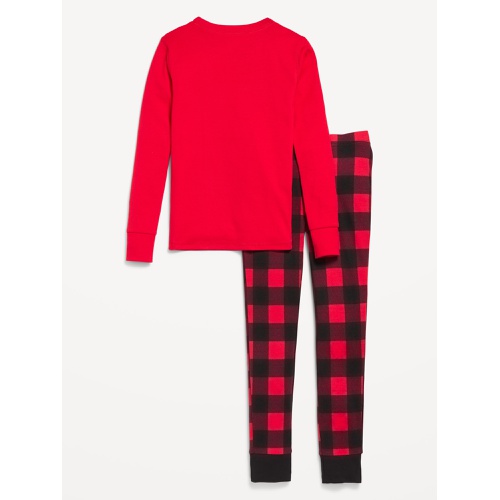 올드네이비 Gender-Neutral Graphic Snug-Fit Pajama Set for Kids