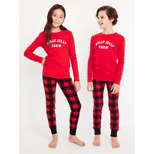 올드네이비 Gender-Neutral Graphic Snug-Fit Pajama Set for Kids