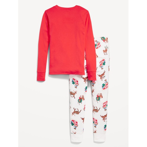 올드네이비 Gender-Neutral Graphic Snug-Fit Pajama Set for Kids