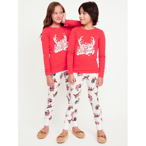 올드네이비 Gender-Neutral Graphic Snug-Fit Pajama Set for Kids