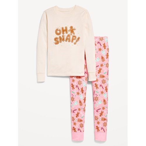 올드네이비 Gender-Neutral Graphic Snug-Fit Pajama Set for Kids