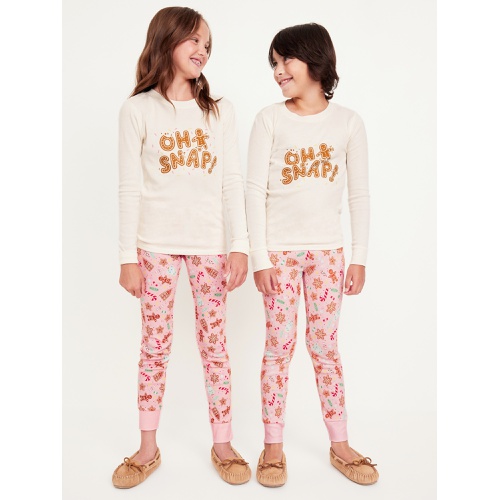 올드네이비 Gender-Neutral Graphic Snug-Fit Pajama Set for Kids