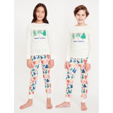 Gender-Neutral Graphic Snug-Fit Pajama Set for Kids