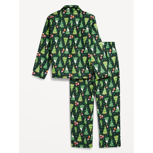 올드네이비 Gender-Neutral Printed Button-Front Pajama Set for Kids