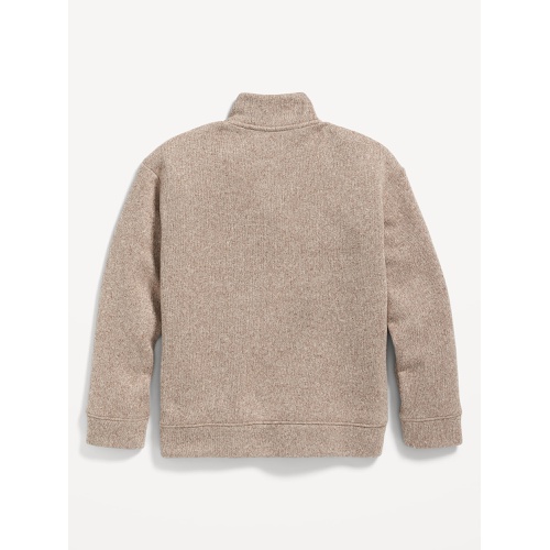 올드네이비 Sweater-Fleece Quarter-Zip Pullover Sweater for Boys