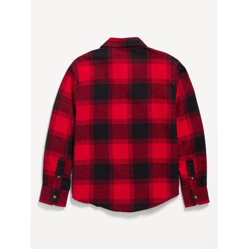 올드네이비 Soft-Brushed Flannel Pocket Shirt for Boys