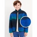 Printed Full-Zip Sherpa Jacket for Boys Hot Deal