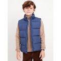 Water-Resistant Quilted Puffer Vest for Boys