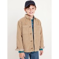 Utility Pocket Corduroy Shacket for Boys