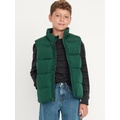 Water-Resistant Quilted Puffer Vest for Boys