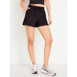 High-Waisted PowerSoft Shorts -- 3-inch inseam