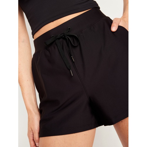 올드네이비 High-Waisted PowerSoft Shorts -- 3-inch inseam