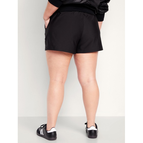 올드네이비 High-Waisted PowerSoft Shorts -- 3-inch inseam