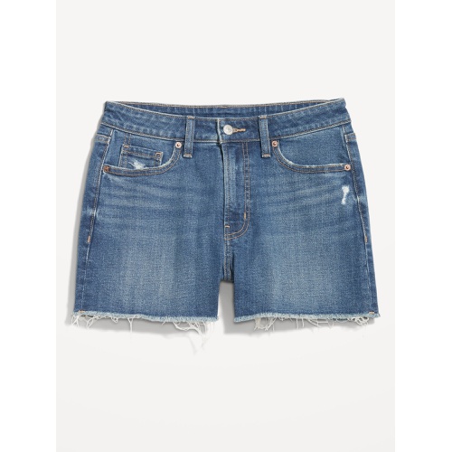 올드네이비 Curvy High-Waisted OG Jean Shorts -- 3-inch inseam