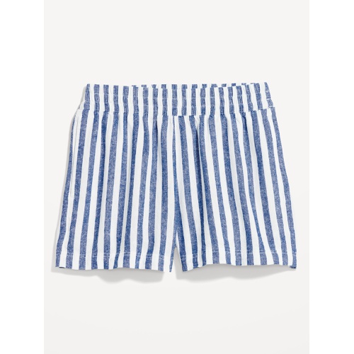 올드네이비 Linen-Blend Striped Shorts -- 3.5-inch inseam