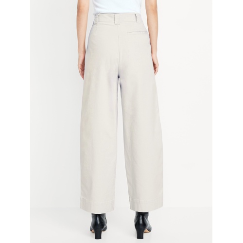 올드네이비 Extra High-Waisted Barrel Wide-Leg Pants Hot Deal