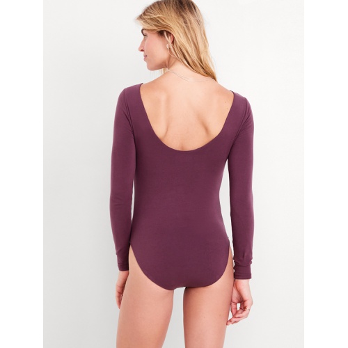 올드네이비 Double-Layer Scoop-Back Bodysuit Hot Deal