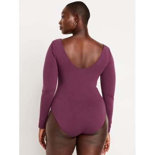 올드네이비 Double-Layer Scoop-Back Bodysuit Hot Deal