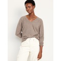 SoSoft Loose V-Neck Sweater Hot Deal