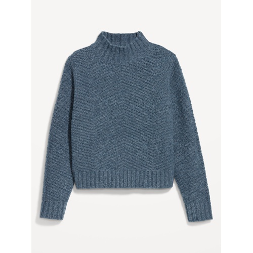 올드네이비 Mock-Neck Crop Sweater