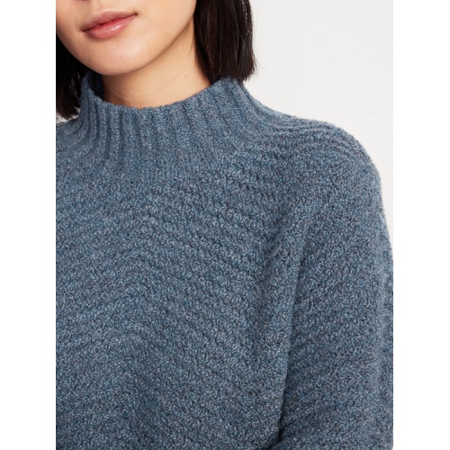 올드네이비 Mock-Neck Crop Sweater