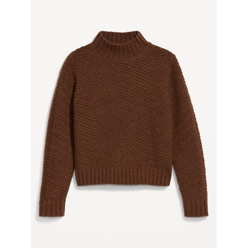 올드네이비 Mock-Neck Crop Sweater