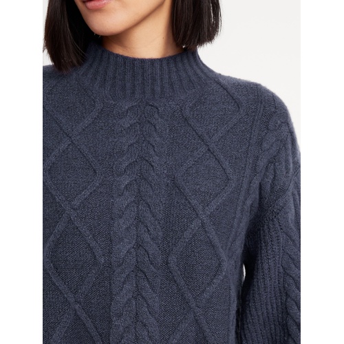 올드네이비 SoSoft Crop Cable-Knit Sweater