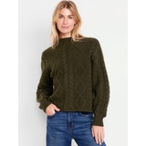 SoSoft Crop Cable-Knit Sweater Hot Deal