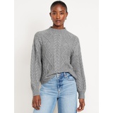 SoSoft Crop Cable-Knit Sweater Hot Deal