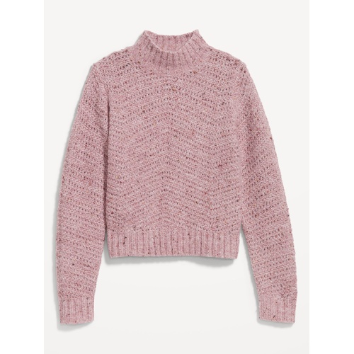 올드네이비 Mock-Neck Crop Sweater