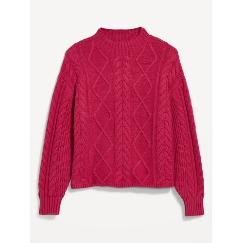 올드네이비 SoSoft Crop Cable-Knit Sweater